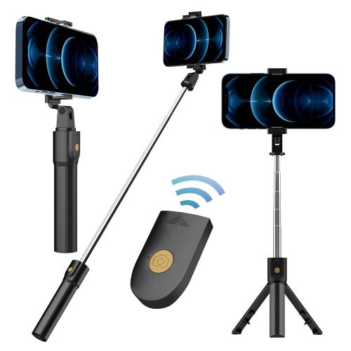 3-in-1 Universal Selfe Sick Tripod Stand For Cell Phone With Bluetooth Remote 3-in-1 Universal Selfe Sick Tripod Stand For Cell Phone With Bluetooth Remote