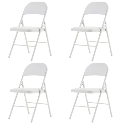 4PCS Upholstered Folding Chair 40x45x78cm 4PCS Upholstered Folding Chair 40x45x78cm