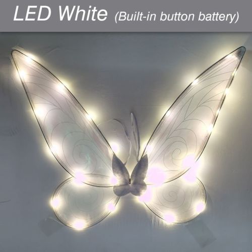 LED Fairy Wings Glowing Sparkle Butterfly Elf Princess Angel Wings Halloween Party Cosplay Costumes Performance Photography Prop LED Fairy Wings Glowing Sparkle Butterfly Elf Princess Angel Wings Halloween Party Cosplay Costumes Performance Photography Prop